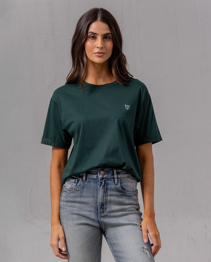 Camiseta con mini puma para mujer