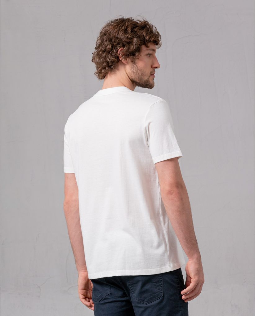 Camiseta básica estampada para hombre