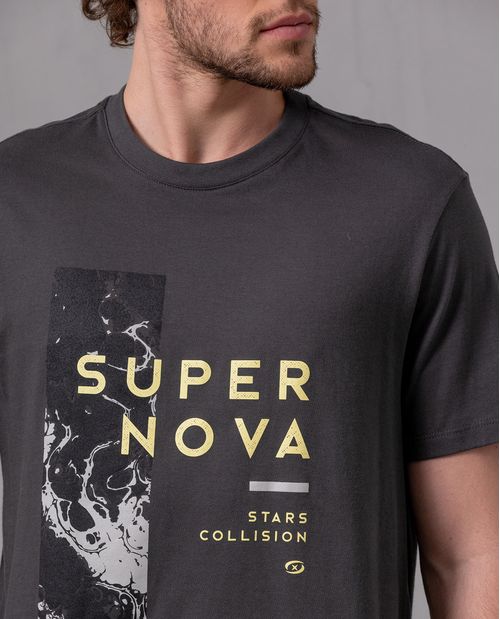 Camiseta estampada para hombre