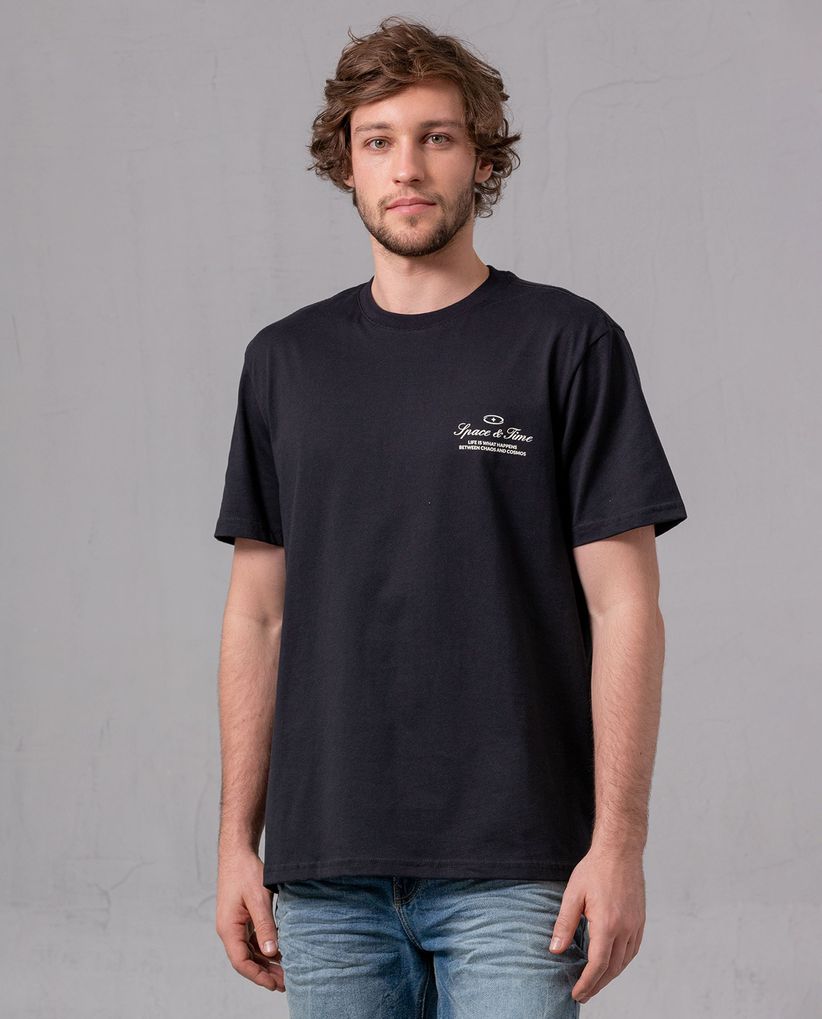 Camiseta con estampado pequeño frontal para hombre