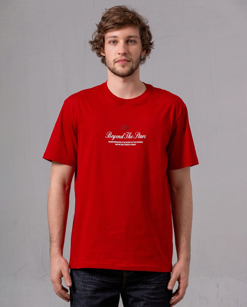 Camiseta con mini estampado para hombre