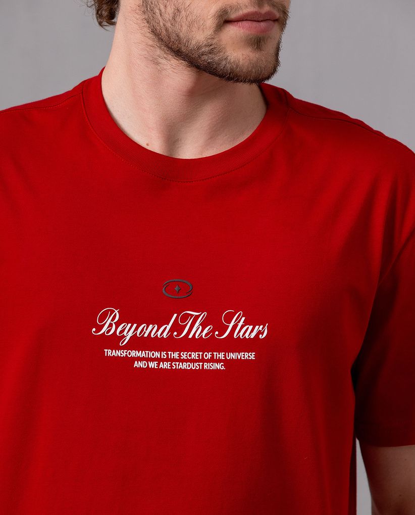 Camiseta con mini estampado para hombre