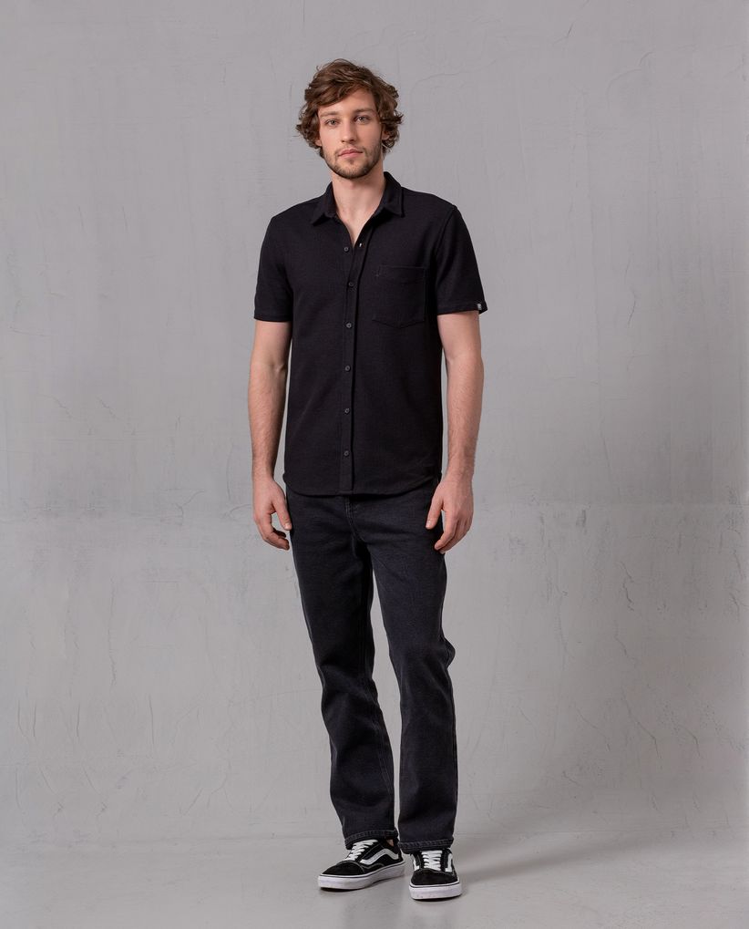 Camisa texturizada para hombre