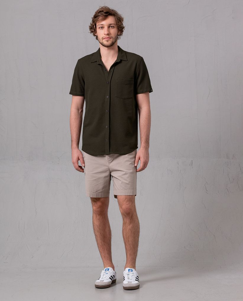 Camisa texturizada para hombre