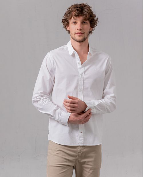 Camisa manga larga para hombre