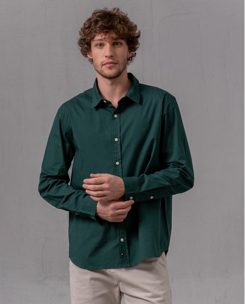 Camisa manga larga para hombre