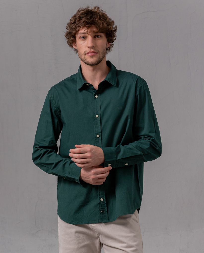 Camisa manga larga para hombre