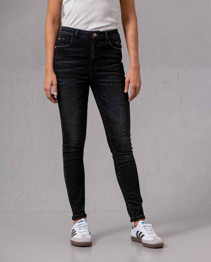 Jean Jegging bota ajustada para mujer