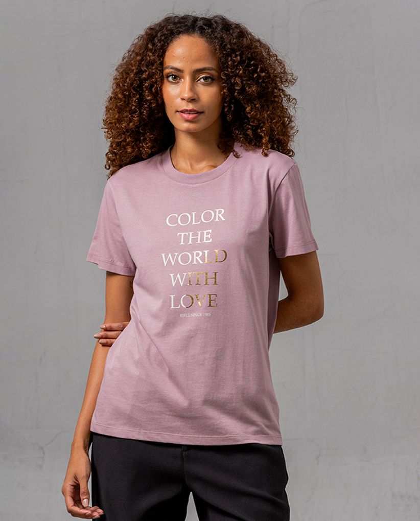Camiseta con estampado para mujer