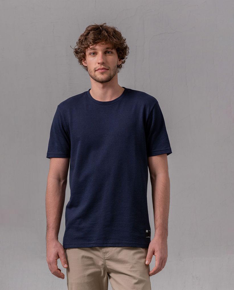 Camiseta cuello redondo para hombre