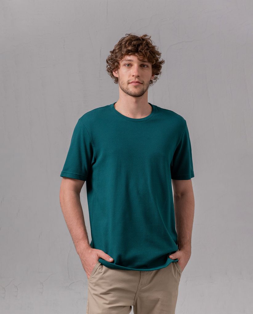 Camiseta cuello redondo para hombre