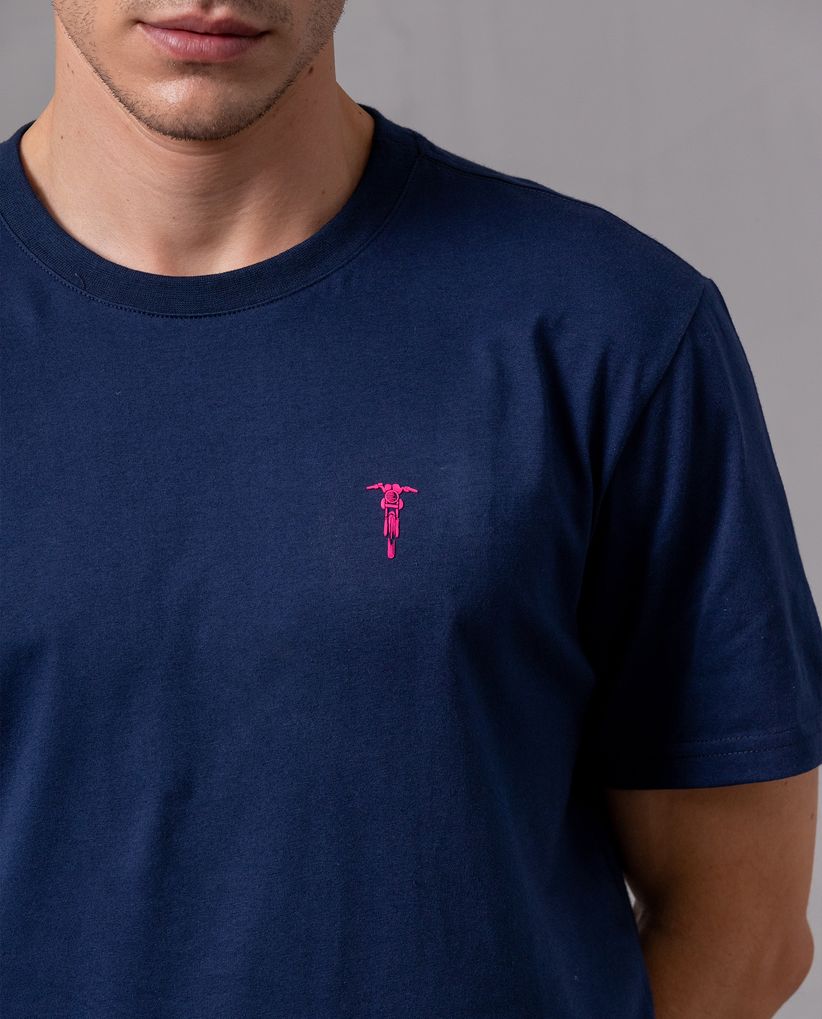 Camiseta con estampado punto corazón para hombre