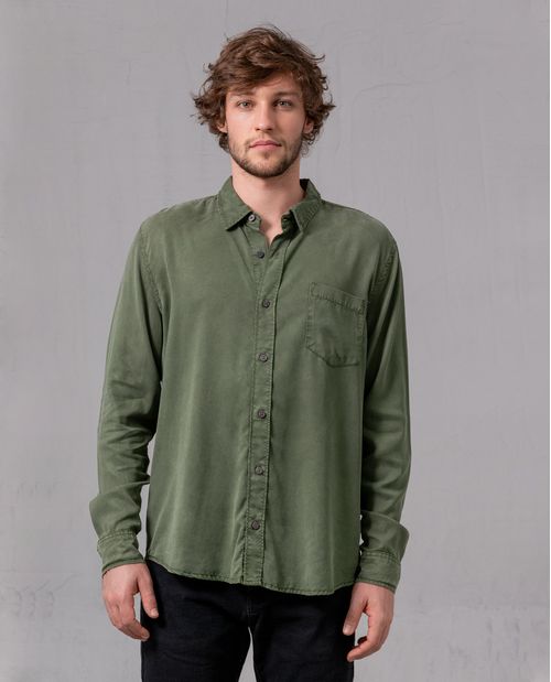Camisa manga larga para hombre