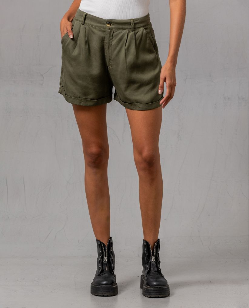 Short tipo paper bag para mujer