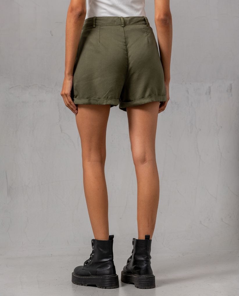 Short tipo paper bag para mujer