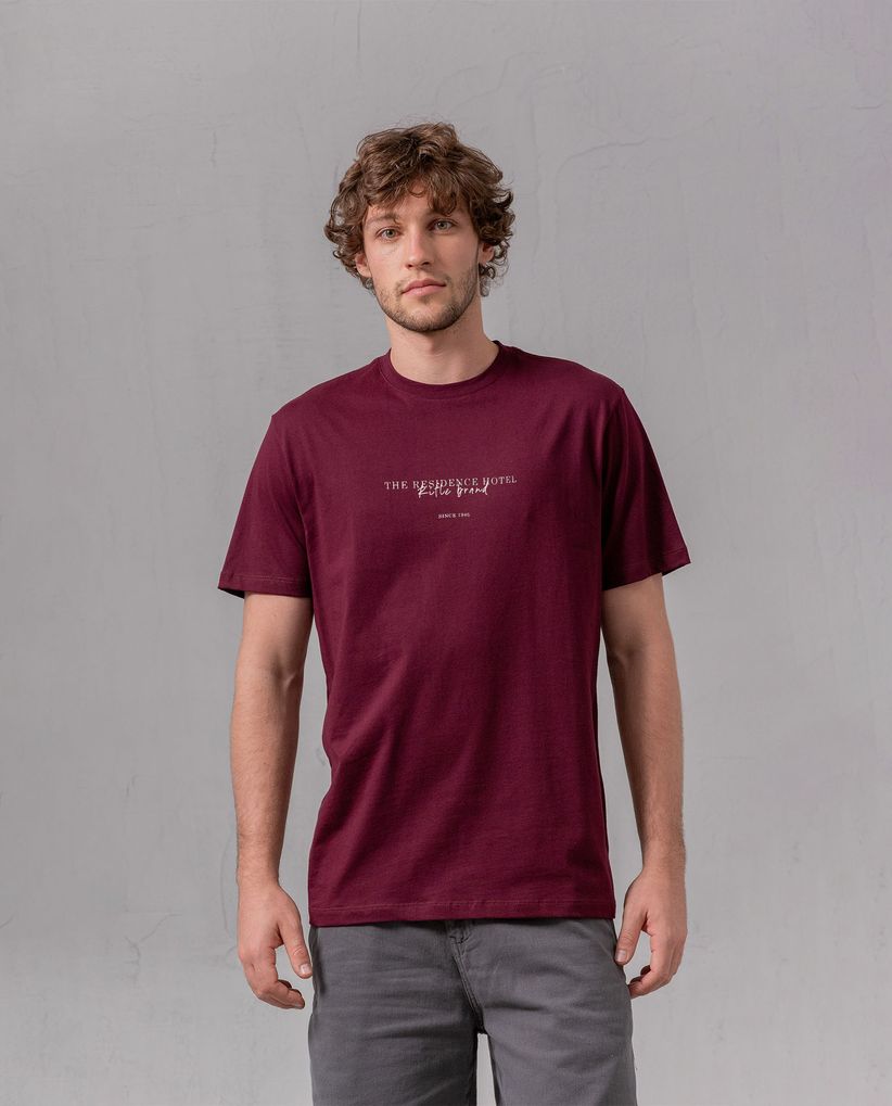 Camiseta cuello redondo para hombre