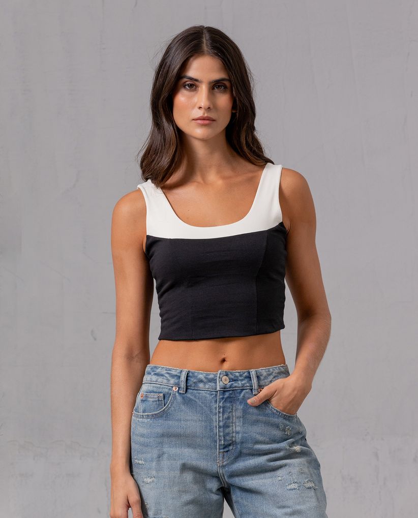 Camiseta crop para mujer