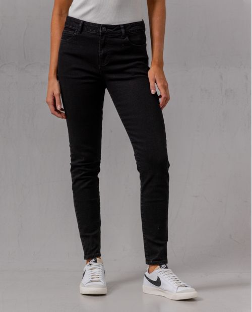 Jean Magic Up black denim para mujer