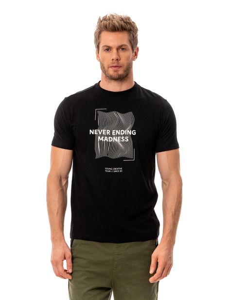 Camiseta con estampado para hombre