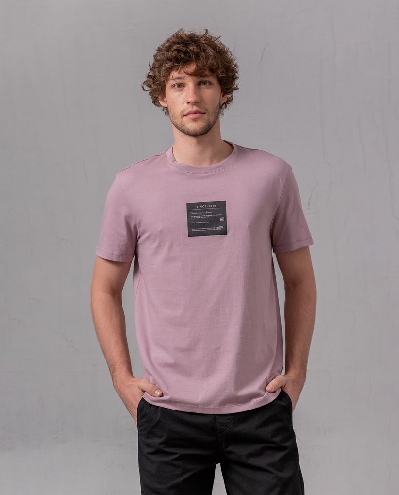 Camiseta con estampado para hombre