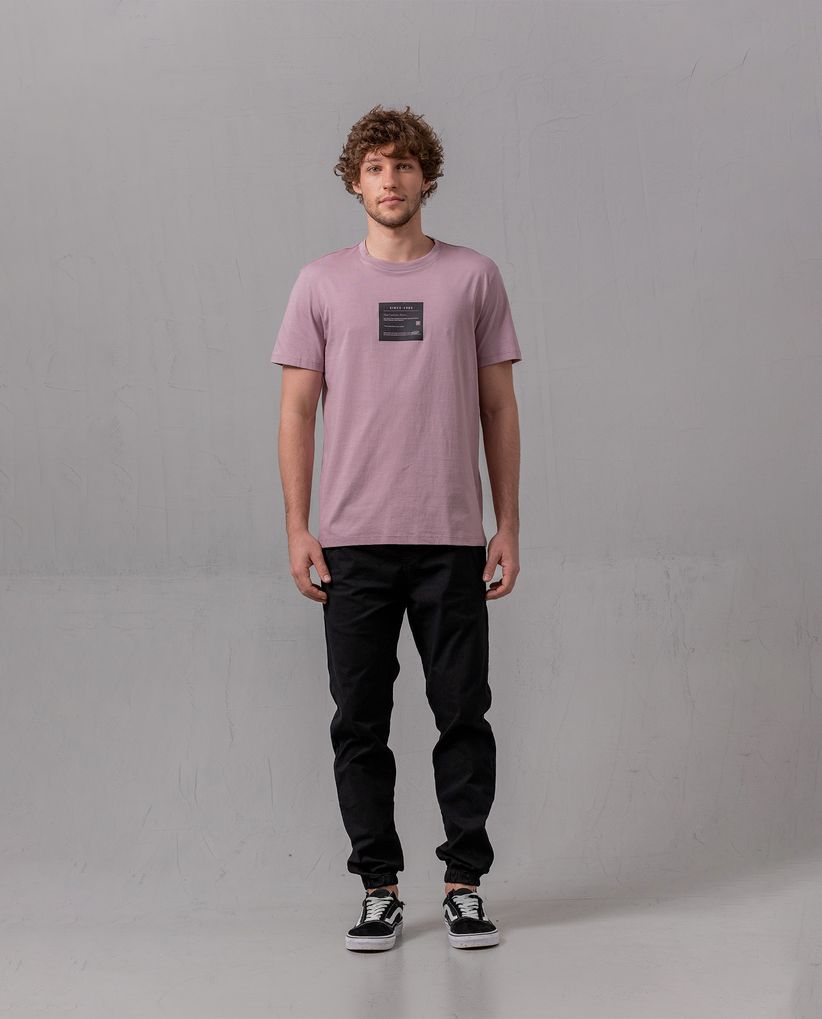 Camiseta con estampado para hombre