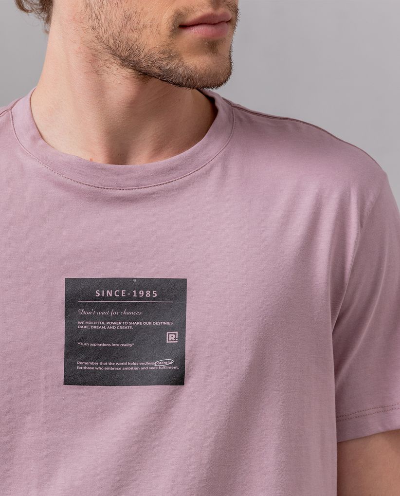 Camiseta con estampado para hombre