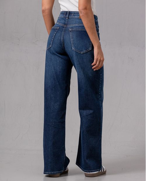 Jean Wide Leg tiro alto para mujer