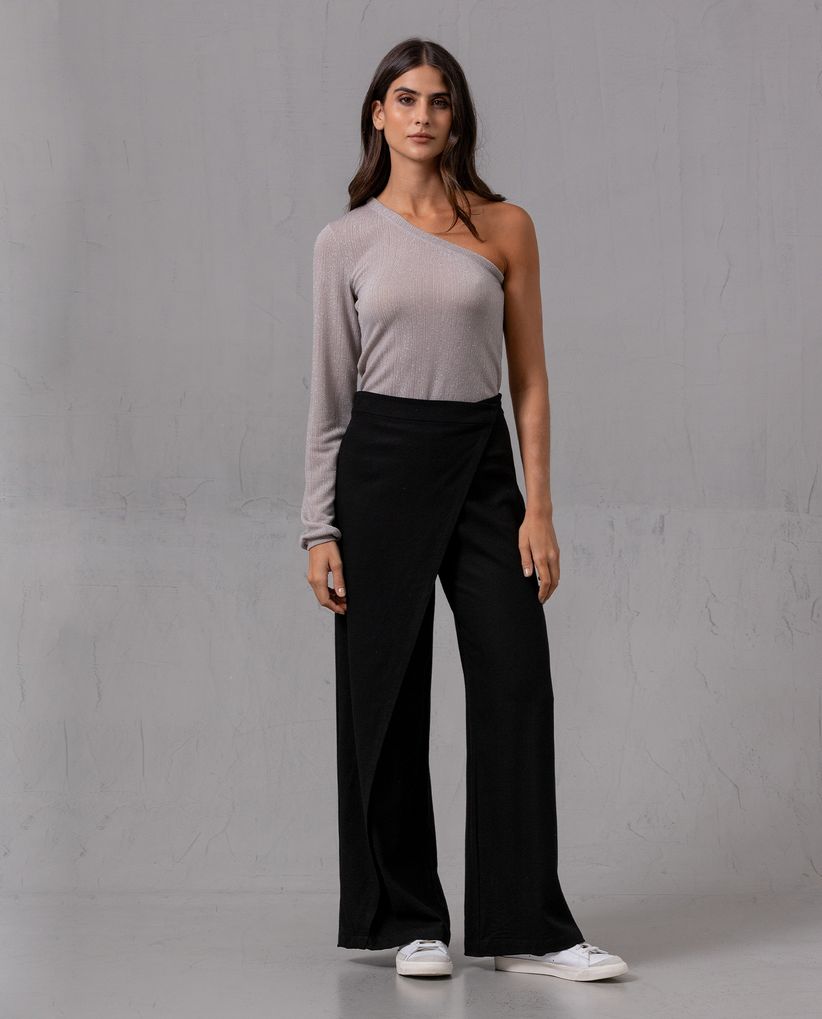 Camiseta de una sola manga para mujer