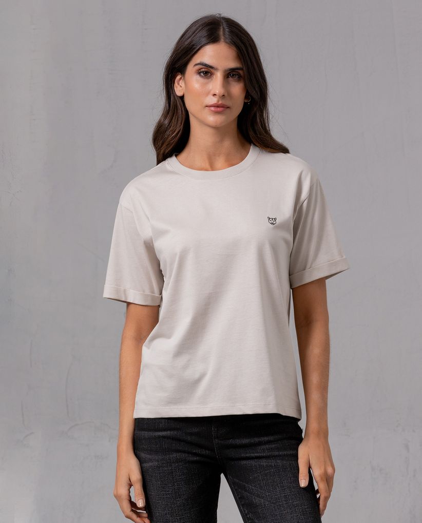 Camiseta con mini puma para mujer