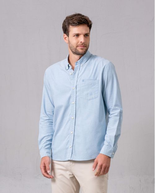 Camisa manga larga para hombre