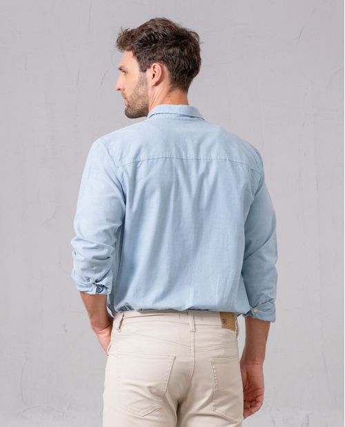 Camisa manga larga para hombre