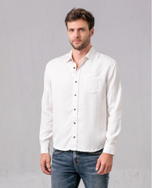 Camisa manga larga para hombre