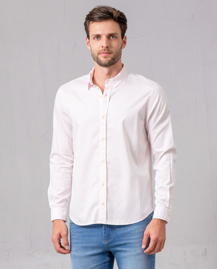Camisa manga larga para hombre