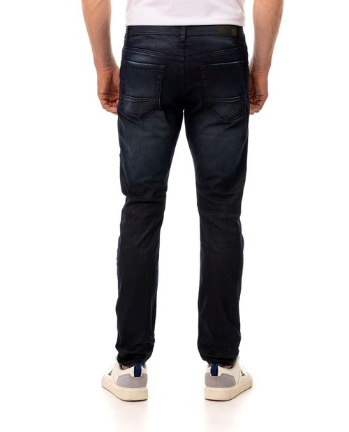 Jean Slim ultra oscuro para hombre