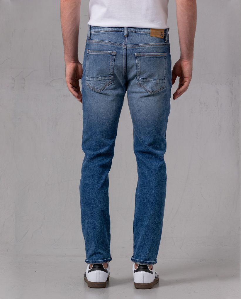 Jean Slim cinco bolsillos para hombre