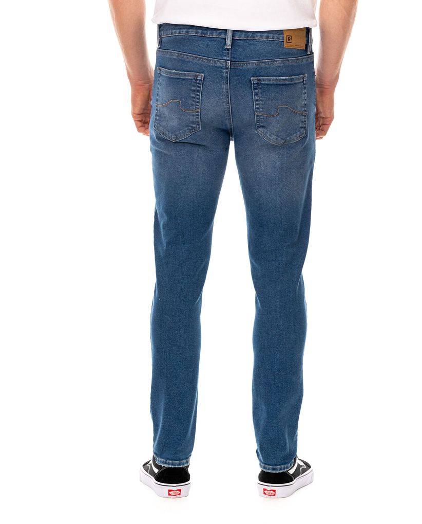 Jean Slim con desgastes para hombre