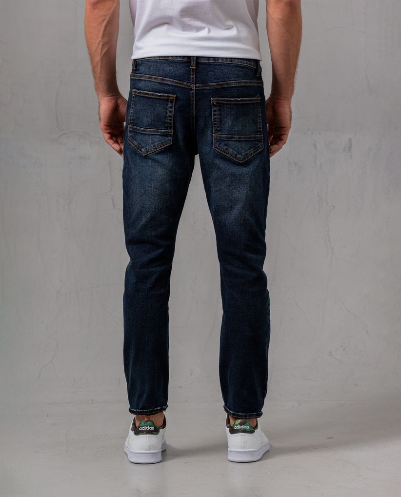 Jean Super Slim tono oscuro para hombre