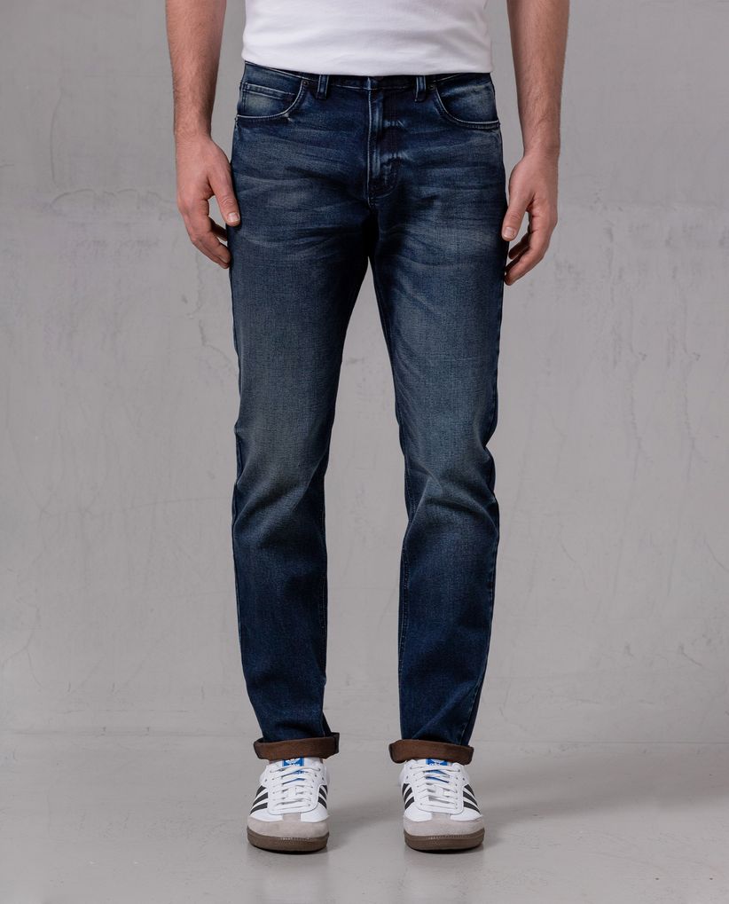 Jean Straight cinco bolsillos para hombre