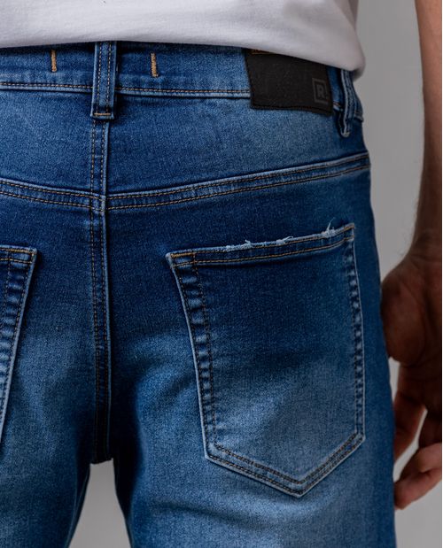 Jean Super Slim cinco bolsillos para hombre