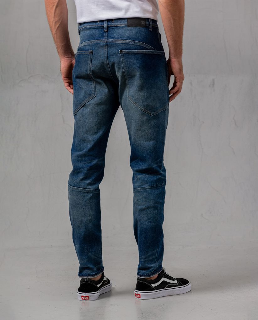 Jean Trendy con cortes decorativos para hombre