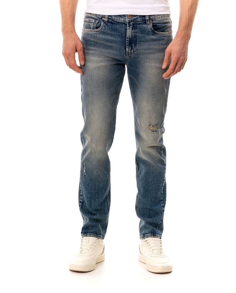 Jean Straight cinco bolsillos para hombre