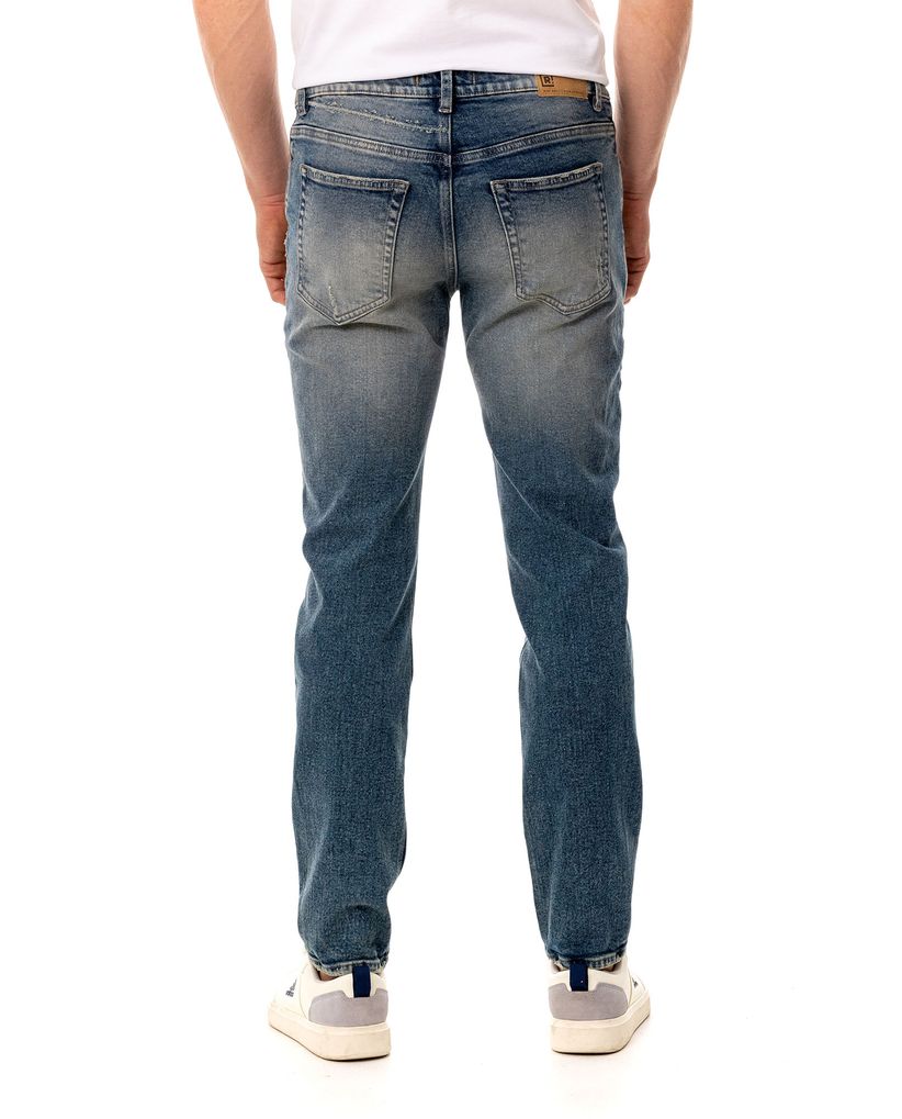 Jean Straight cinco bolsillos para hombre