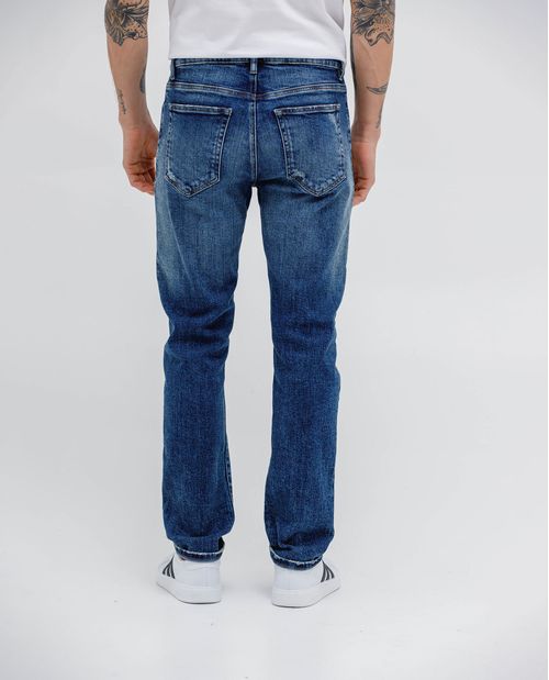 Jean Straight tono medio para hombre