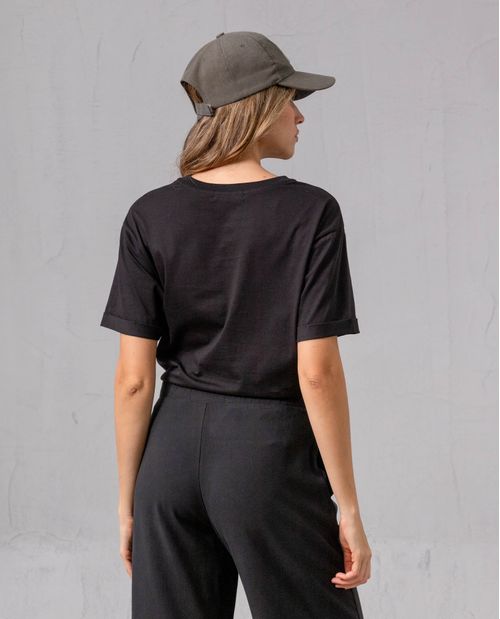 Camiseta básica con puma estampado para mujer