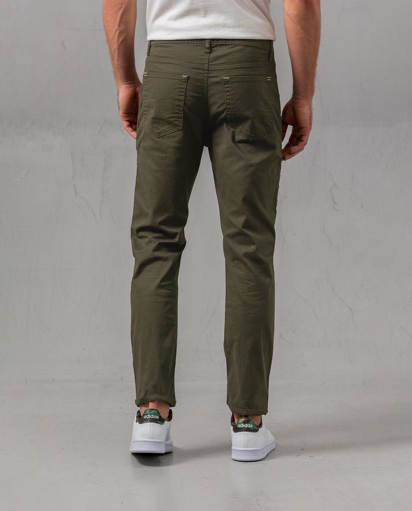 Pantalón Slim cinco bolsillos para hombre