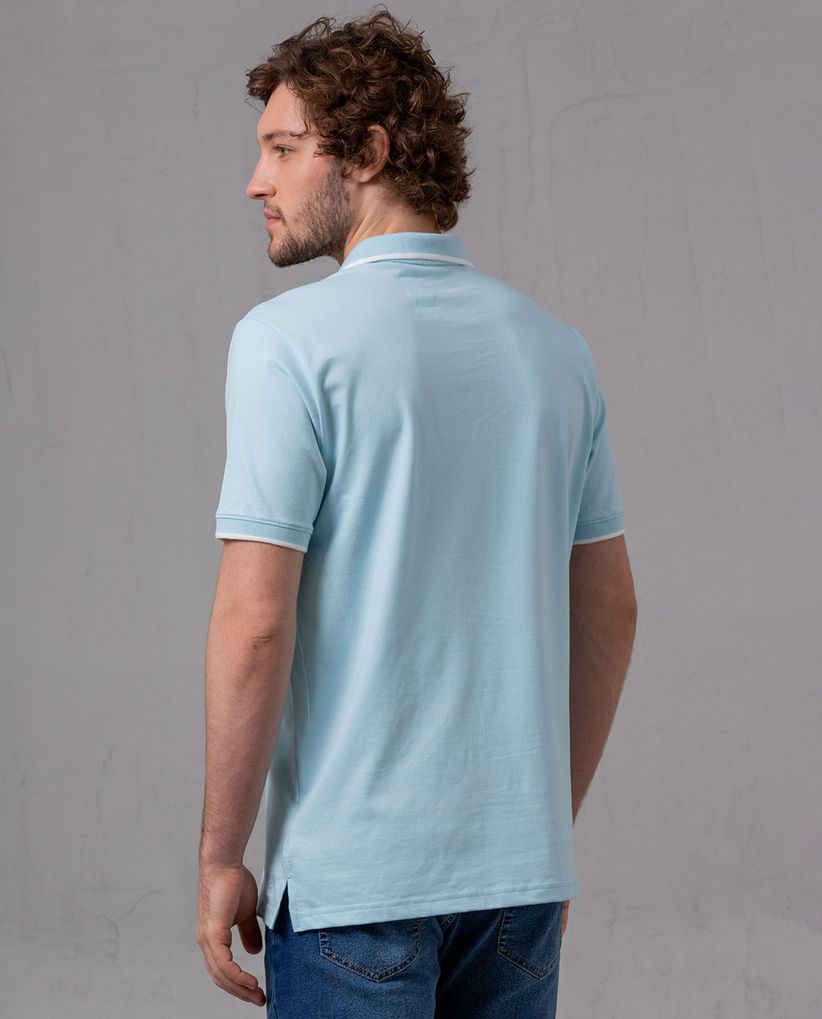 Camisa tipo polo clásica para hombre