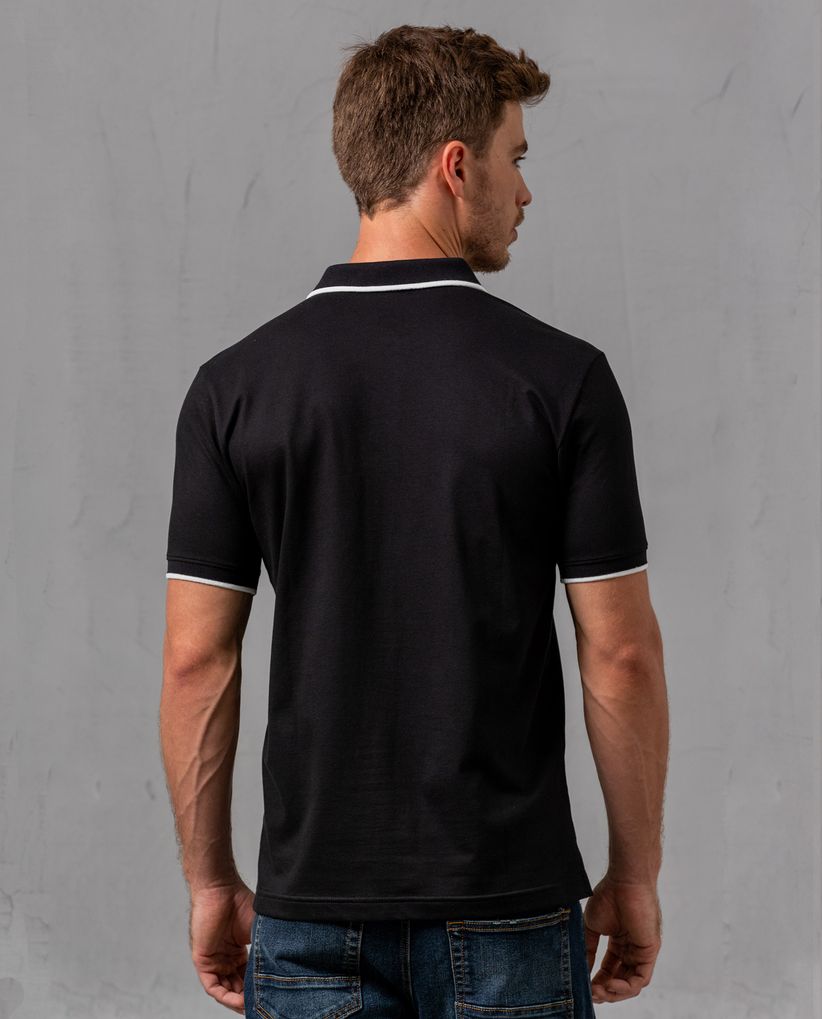 Camisa tipo polo clásica para hombre