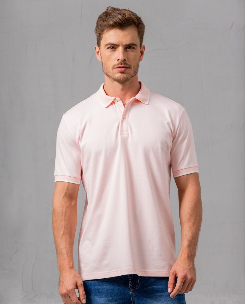 Camisa tipo polo clásica para hombre