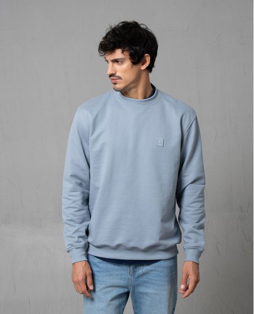 Buzo cerrado cuello redondo para hombre