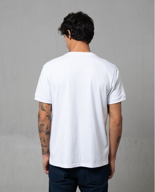 Camiseta manga corta básica para hombre